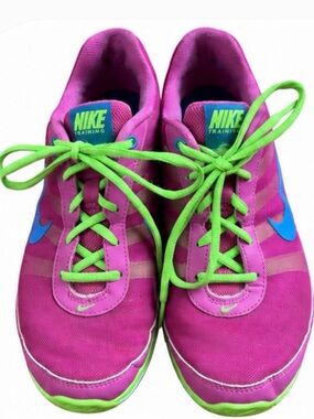 Nike  Purple and Green Sneakers
